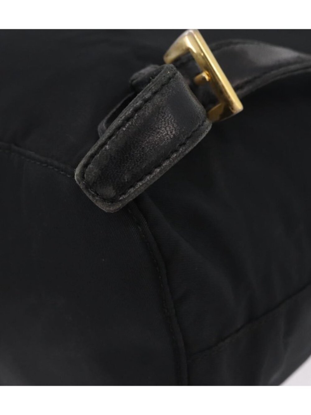 PRADA Backpack Nylon Black Gold - Picture 12 of 16